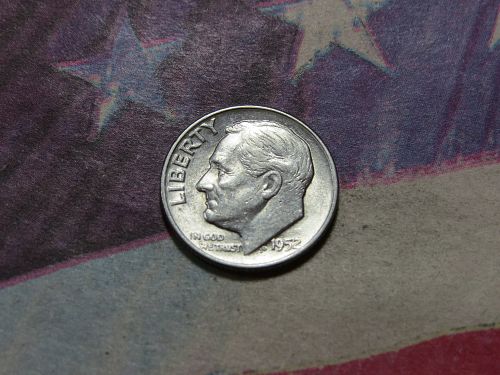 1952-D ROOSEVELT DIME ~ 90% SILVER - LOT 0436*