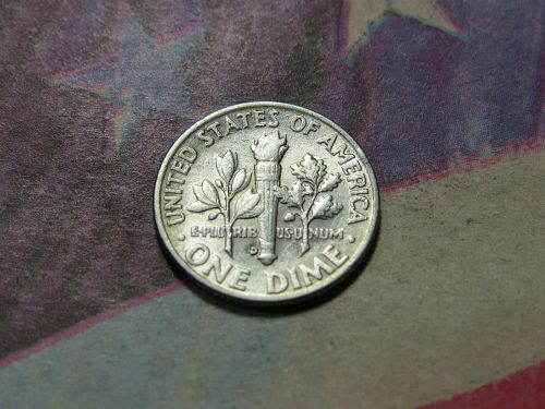 1952-D ROOSEVELT DIME ~ 90% SILVER - LOT 0436*