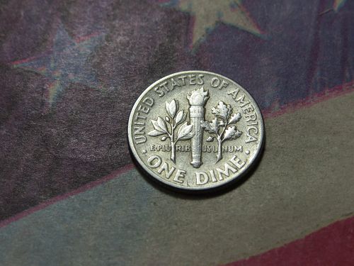 1947-P ROOSEVELT DIME ~ 90% SILVER - LOT 0809*