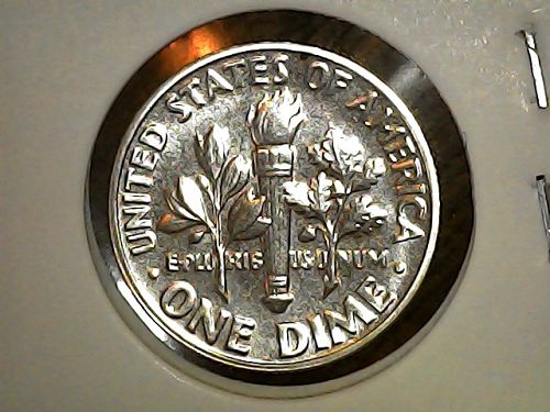 1957 P Roosevelt Dime...Nice Hole Filler...415