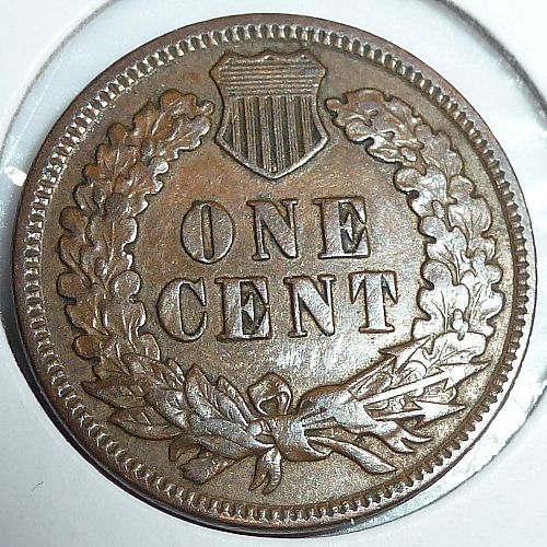 1880 ABOUT UNC Indian Cent Grades AU  ( BK-25)