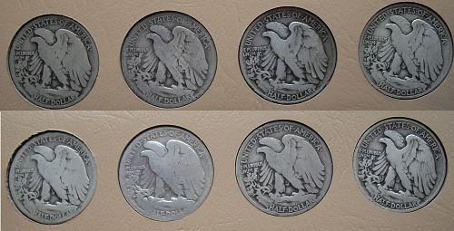 Complete 1916-47 PDS Walking Liberty Half Dollar Set ~ 65 Coins ~ Dansco #7160