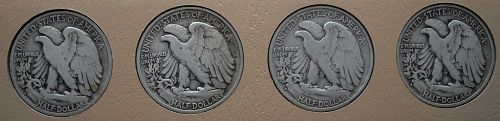 Complete 1916-47 PDS Walking Liberty Half Dollar Set ~ 65 Coins ~ Dansco #7160