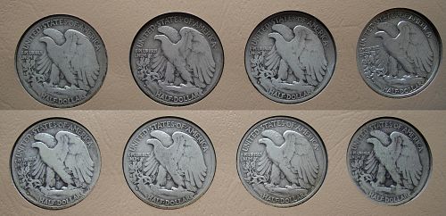 Complete 1916-47 PDS Walking Liberty Half Dollar Set ~ 65 Coins ~ Dansco #7160