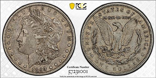 1893-O Morgan Dollar, Extremely Fine, PCGS/CAC XF-40, Super Original