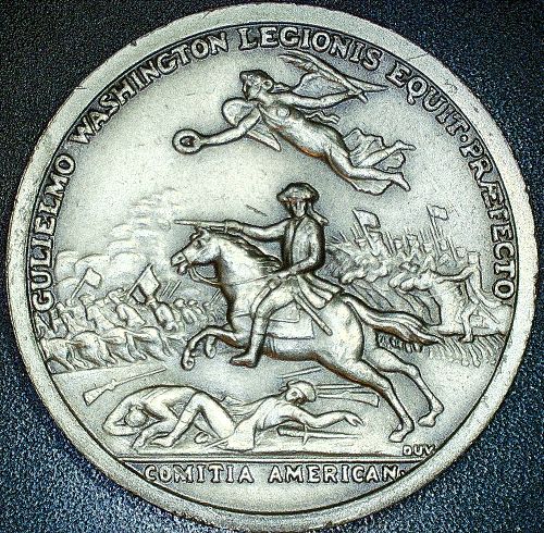 1975 Gulielmo Washington Legionis Equit Praefecto Comitia American Medal