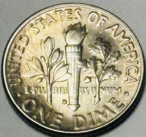 1947 D Roosevelt Dimes