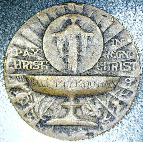 Medal - Our Lady of Peace - Saint Dominic - Bronze or Sterling -  1417 Reproduction