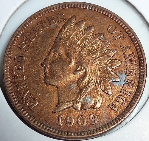 1909 UNCIRCULATED Indian Cent Grades UNC ( BK-04)