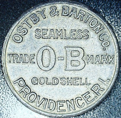 Providence, Rhode Island RI O-B Rings 10K-14K Ostby & Barton Jewelry Coin Token