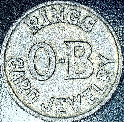 Providence, Rhode Island RI O-B Rings 10K-14K Ostby & Barton Jewelry Coin Token
