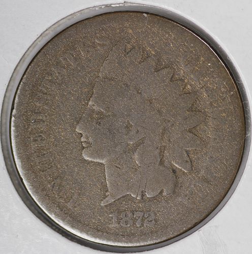 1872 Indian Head Cent, AG (0021)
