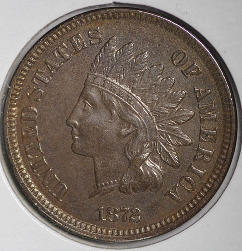 1872 Indian Head Cent, Proof 64BN (0067)