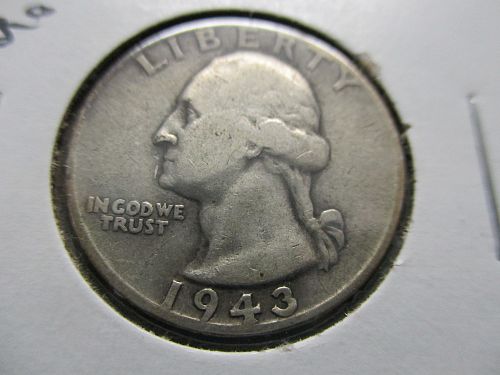 1943  Washington Quarter.  Item: 25 W43-18.