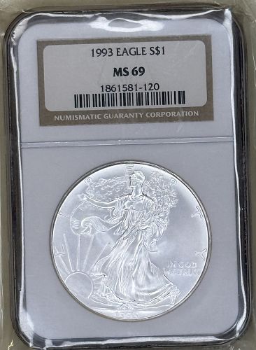 1993 Silver Eagle MS69