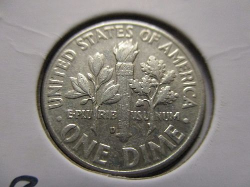 1963-D  Roosevelt Dime.  Item: 10 R63D-04.