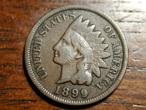 1899 Indian Head penny Cent NICE !