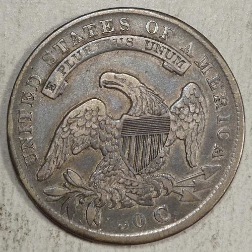 1834 Capped Bust Half Dollar, Large Date, Small Letters, Choice Very Fine  0821-01
