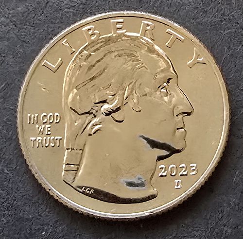 2023-D Coleman Quarter - BU from US Mint Roll (M25)