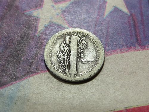 1929-D MERCURY DIME  (GREAT DEPRESSION ERA) (90% SILVER) ~ LOT J244
