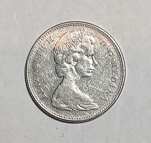 1972 Canadian nickel