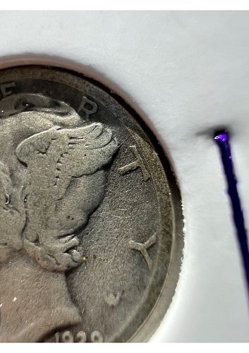 1929 Mercury Dime (VG to F)