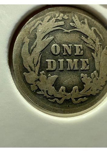 1907 Barber Dime (G to VG)