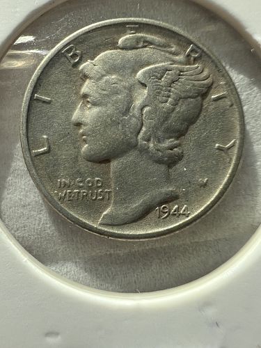 1944 Mercury Dime (XF to AU)