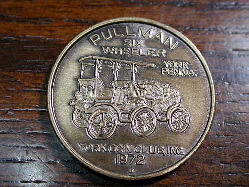 1972 Pullman Six Wheeler Token NICE !
