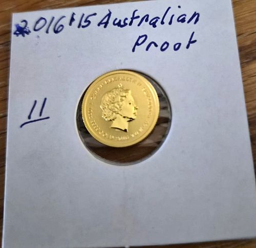 2016 $15 Tuvalu Perth Mint Gold commorative Coin