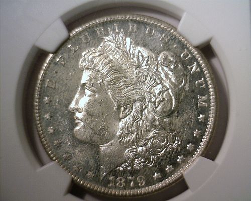 1879 S  SILVER MORGAN DOLLAR   NGC MS-63    NICE LOOKING COIN!!