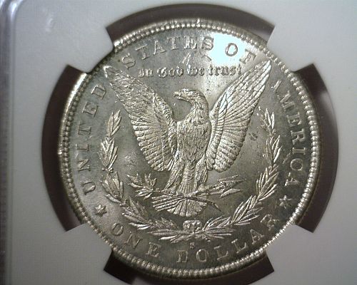 1879 S  SILVER MORGAN DOLLAR   NGC MS-63    NICE LOOKING COIN!!