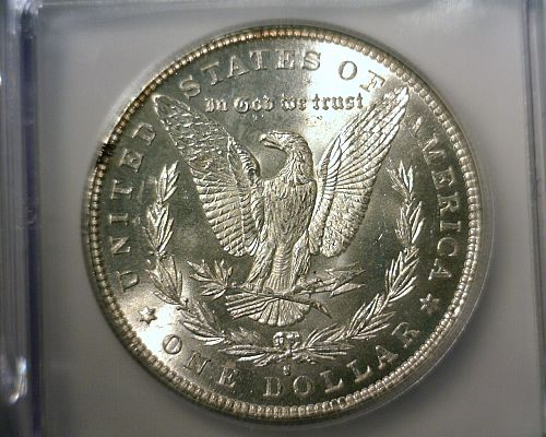 1880 S   SILVER MORGAN DOLLAR   ICG MS-65    NICE LOOKING COIN!!
