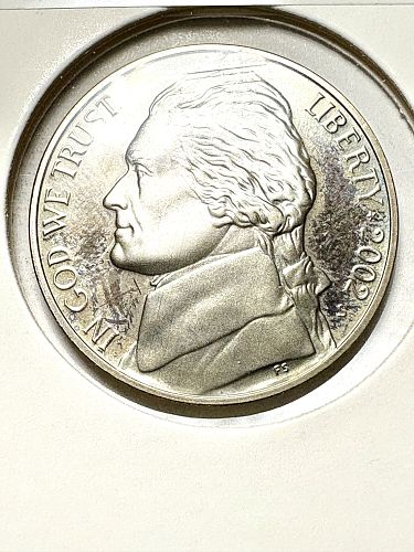2002-S Jefferson Nickel BU Proof