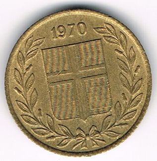 50 Aurar, Iceland, 1970