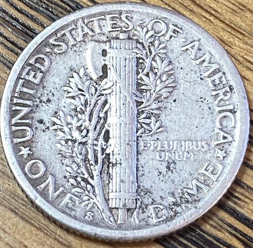 1919S mercury dime in VERY FINE condition