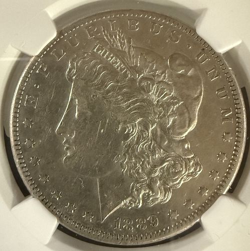 1889-CC Morgan Silver Dollar, XF45 NGC (10629)