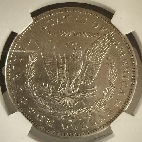 1889-CC Morgan Silver Dollar, XF45 NGC (10629)
