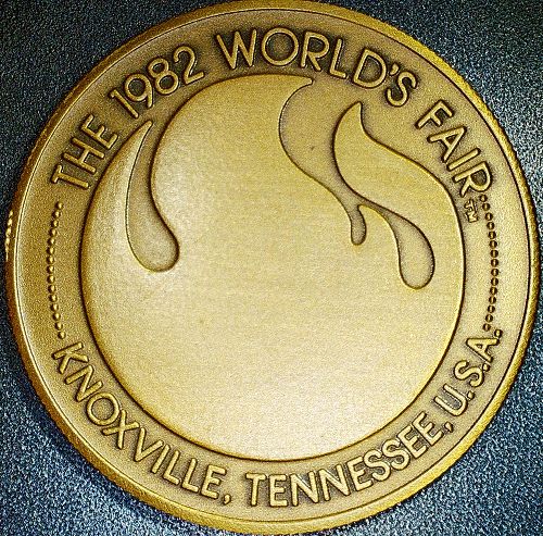 Allen Metals Mint 1982 World's Fair Knoxville Tennessee Coin Medallion