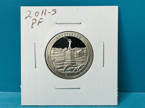 2011-S Proof Gettysburg ATB Quarter