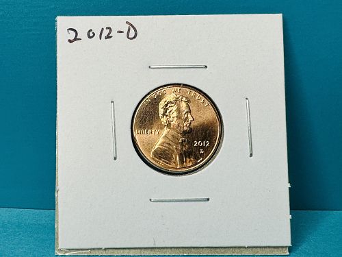 2012-D Lincoln Shield Cent