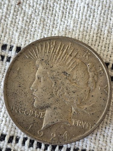 1924 P Peace Dollar