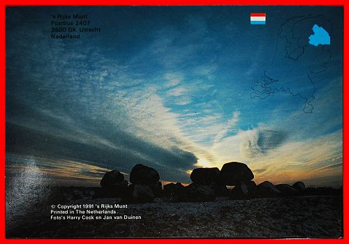 Ⰶ BEATRIX (1980-2013): NETHERLANDS ★ SELECT MINT SET 1991 (6 COINS + MEDAL DRETHE)!