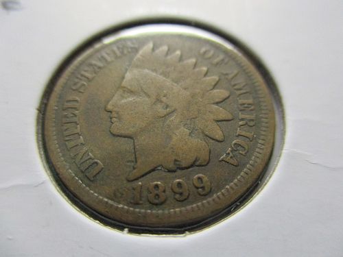 1899  Indian Head Cent.  Item: 1 I99-17.