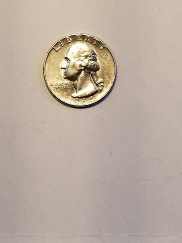 1964 D Washington Quarter