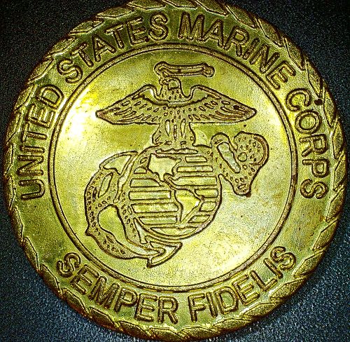 United States Marine Corps Enameled  Toys For Tots Foundation 1947-2011 Coin