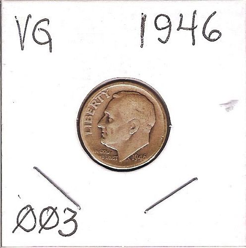 1946 Roosevelt Dime 003