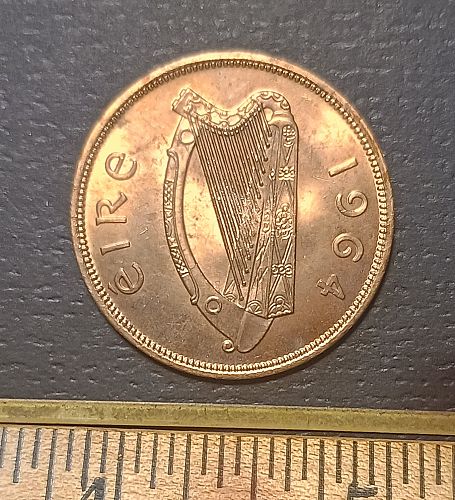 1964 Ireland Penny Brilliant Uncirculated KM-11