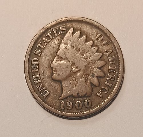 1900 Indian Head Cent Very Good condition