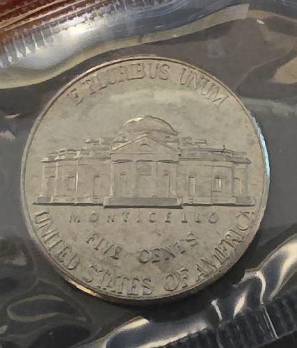 2001-D Jefferson Nickel - BU in Original Mint Cello (N7)